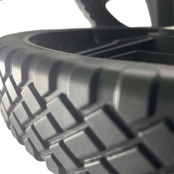 Universal 12" Wheels Kit for Push Mower Green Dade Outdoor