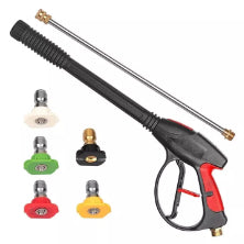 High-Pressure Washer Gun 4000 PSI Adjustable 0° to 65° Spray