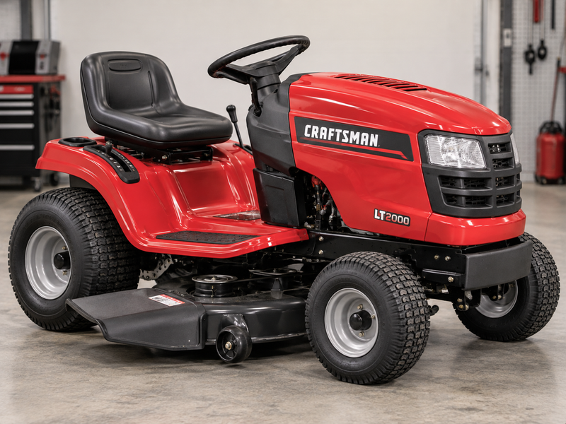 Craftsman LT1000 and LT2000 42-inch riding mower deck parts guide