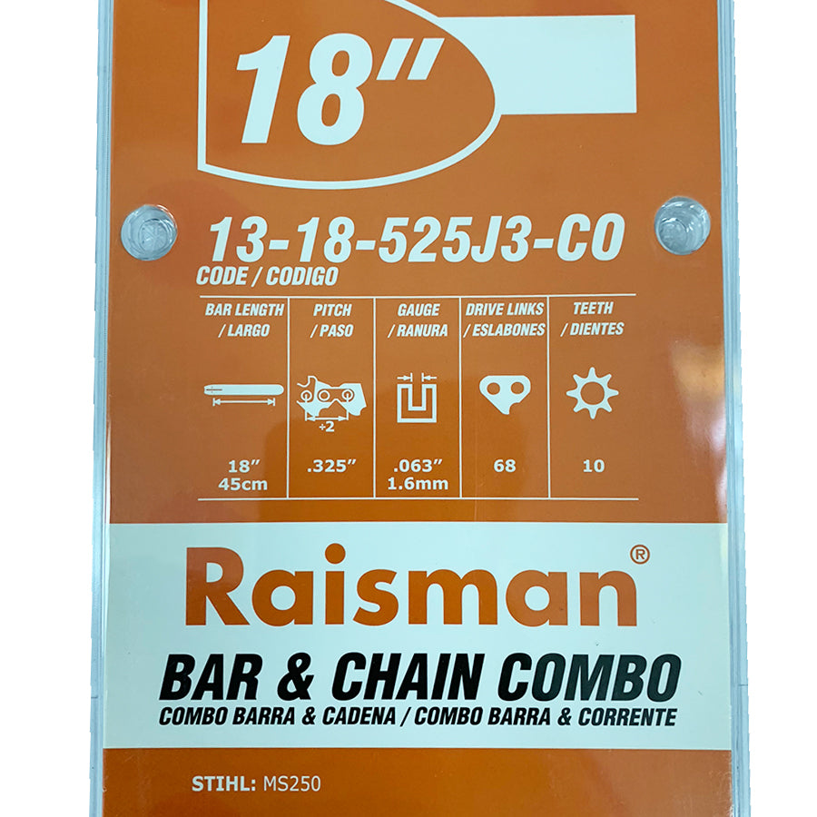 18" Stihl Guide Bar and Chain .325 - 063 - 68DL 183PXLBA074 578780 ...