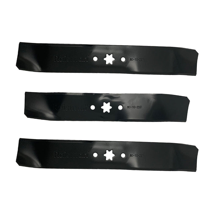 Set of 3 Blades 46" LT1045 LT1046 Cub Cadet 742-04124, 742-04125 Mulch