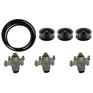 Toro TimeCutter 50 Inch Deck Rebuild Kit with Spindles, Belt, Pulleys